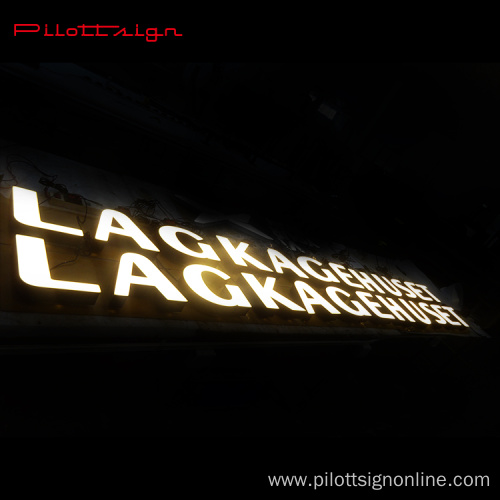 Waterproof designed acrylic 3D letters LED Illuminated Signs